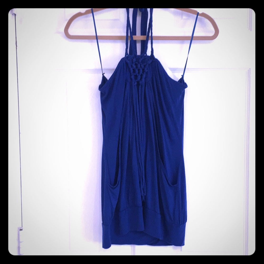 Navy blue tunic Guess top size medium